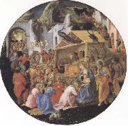 Sandro Botticelli Filippo Lippi,Adoration of the Magi oil